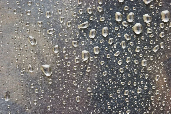 Stříbrné kapky vody pro pozadí — Stock fotografie