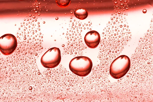 Красная капля воды для фона — стоковое фото