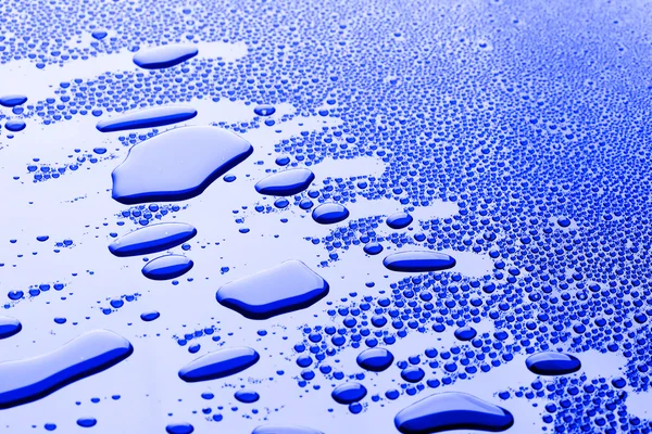 Molte gocce d'acqua per sfondo — Foto Stock