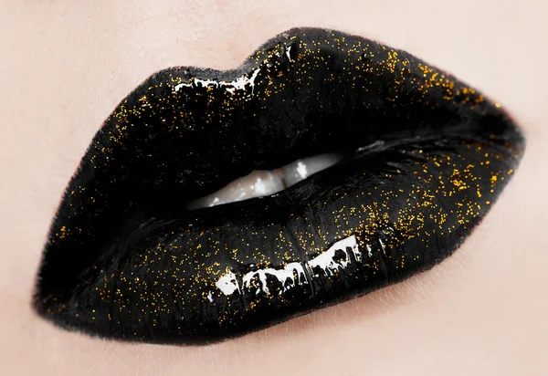 stock image Close-up of beautiful womanish lips