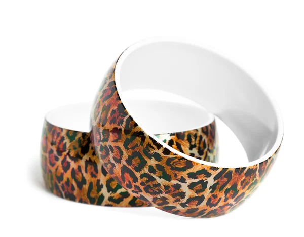Tiger bracelets isolated on white background — Stock Photo, Image