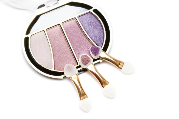 Purple and pink make-up eyeshadows — Stock Photo, Image