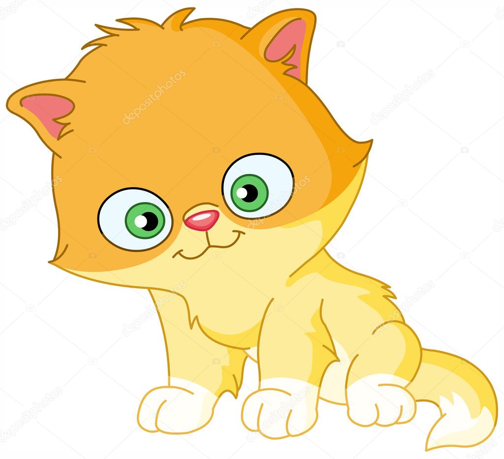 Persian kitten — Stock Vector © yayayoyo #3153940