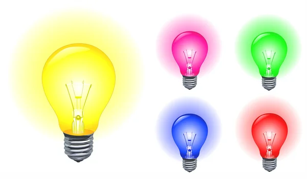 Light bulbs — Stockvector