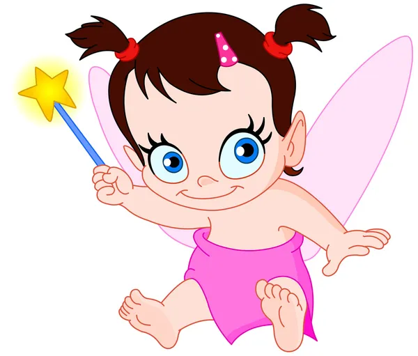 Baby fairy — Stockvector