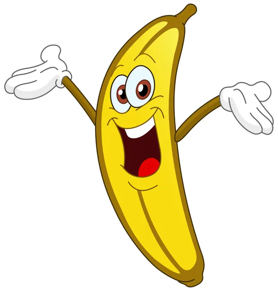 Plátano — Vector de stock