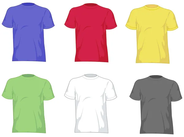 Camisetas hombre — Vector de stock