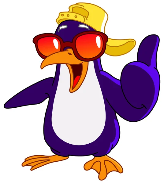 Cool pingouin — Image vectorielle