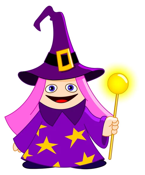 Malý kouzelník — Stockový vektor