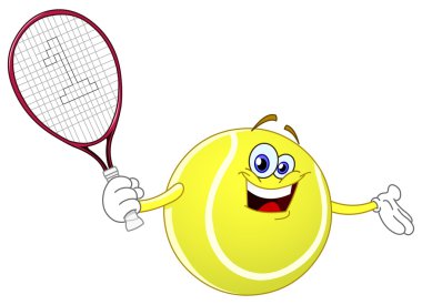 Tennis ball clipart