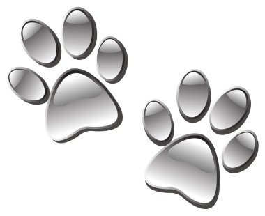 Paw print clipart