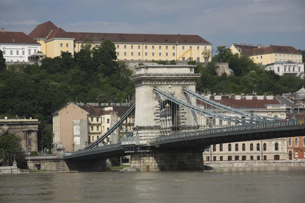Ketting brug van Boedapest — Stockfoto