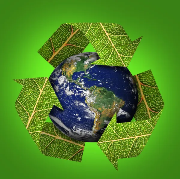 에코 녹색 지구 — 스톡 사진