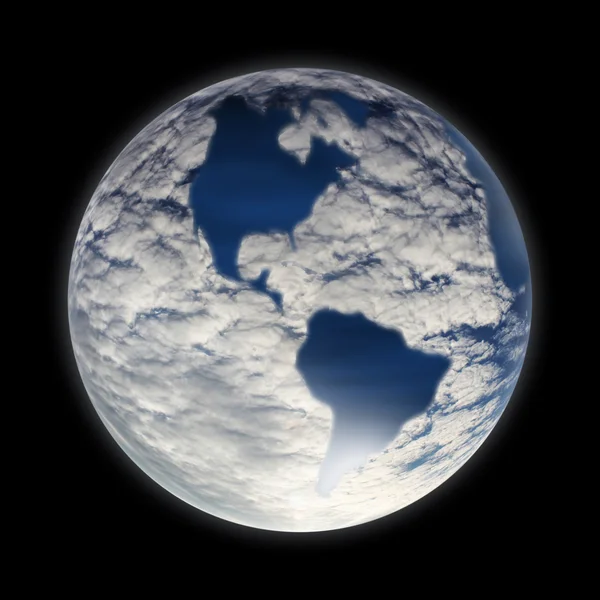 Blue earth — Stock Photo, Image