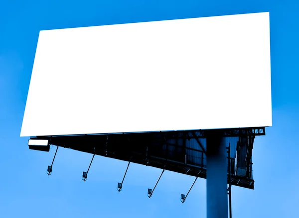 Prázdné prázdné billboard — Stock fotografie