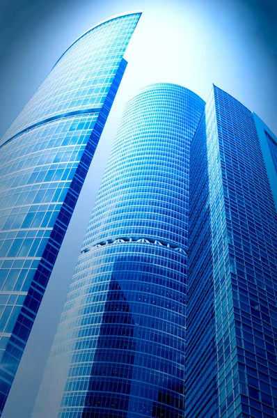 Nytt område av skyskrapor — Stockfoto