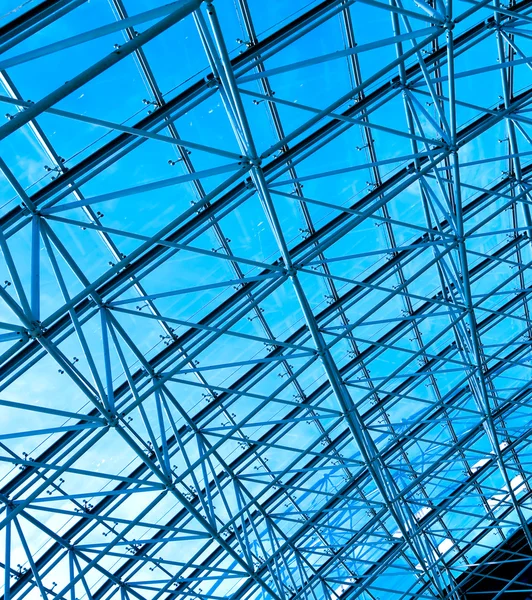 Abstracte plafond binnen business hall — Stockfoto