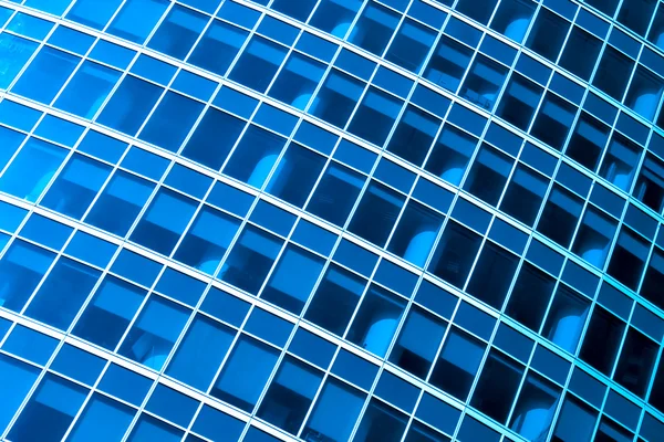 Синій абстрактний урожай сучасного офісу — стокове фото