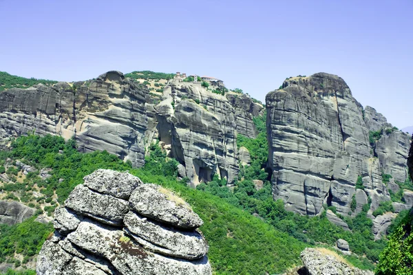 美しい岩メテオラ — ストック写真