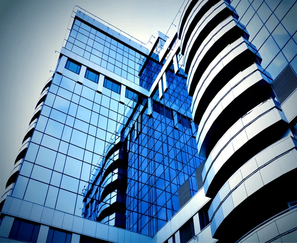 Abstracte glas kant van zakelijke gebouw — Stockfoto