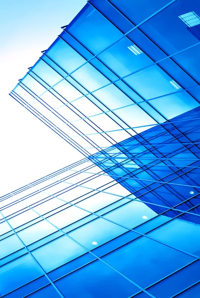 Lato vetro astratto del business building — Foto Stock