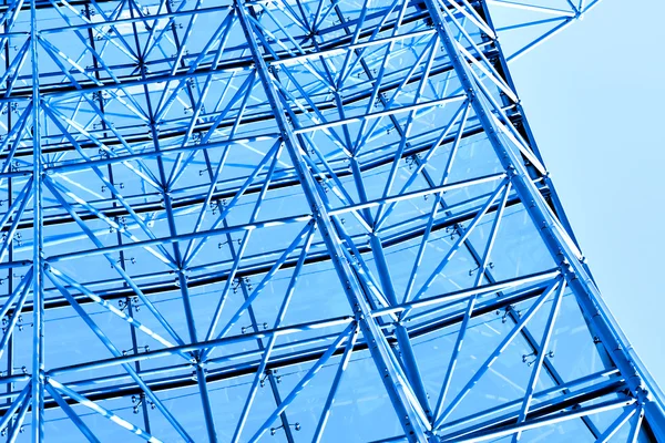 Blue glass roof — Stock Photo, Image
