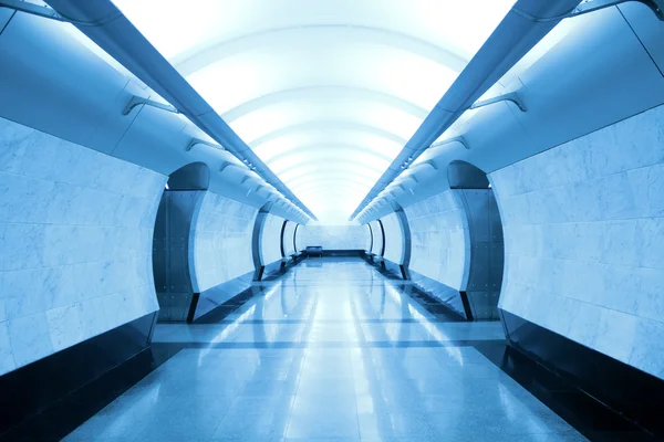 Glass corridor — Stock Photo, Image