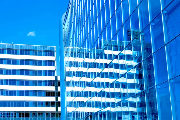 Modern glass business center — Stock Photo, Image