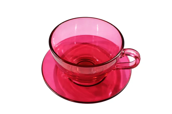 Red teacup. — Stock Photo, Image