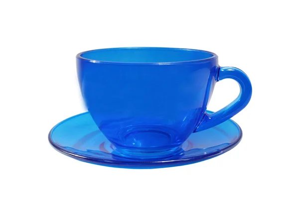 Синій teacup . — стокове фото