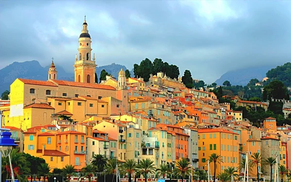 stock image Menton village