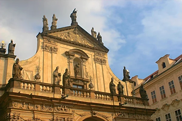圣尼古拉教堂布拉格 — 图库照片