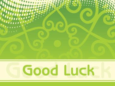 Good luck floral series design4 clipart