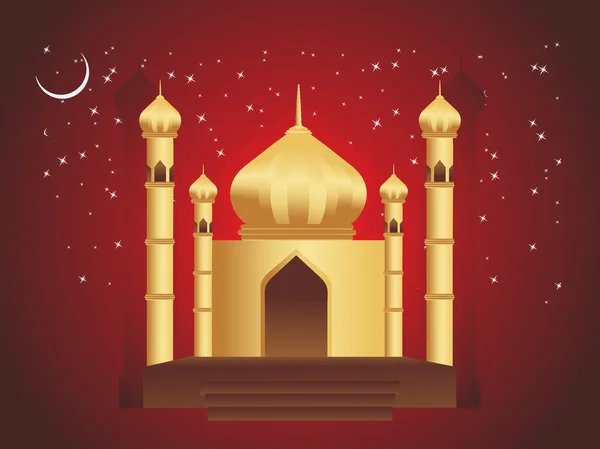 Золотые мечети — стоковый вектор