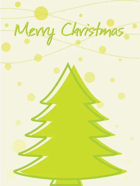 Background with christmas tree — Stock Vector