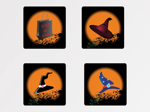 Set di icone di Halloween _ 13 — Vettoriale Stock