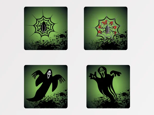 Set di icone di Halloween _ 14 — Vettoriale Stock