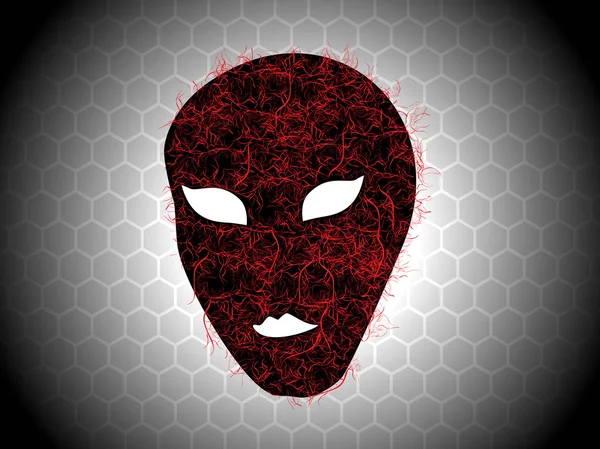 Masque design Halloween 5 — Image vectorielle