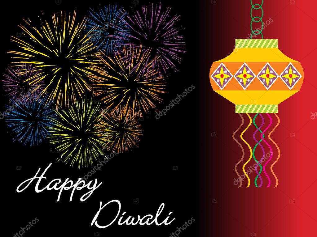 Happy deepawali, illustration Stock Vector Image by ©alliesinteract ...