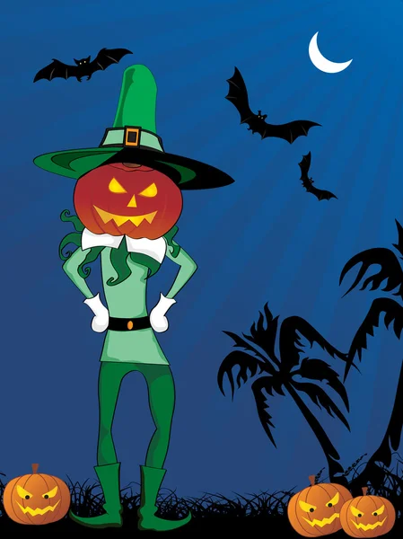 Illustration des Halloween-Hintergrunds — Stockfoto
