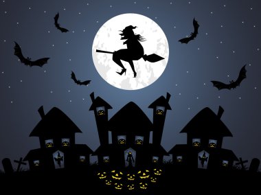 Background for halloween celebration clipart