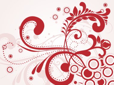 Red creative artwork illustration clipart