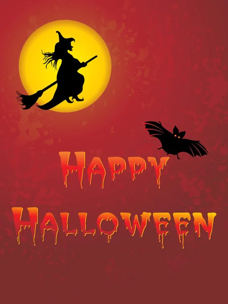 Illustration von fröhlichem Halloween — Stockvektor