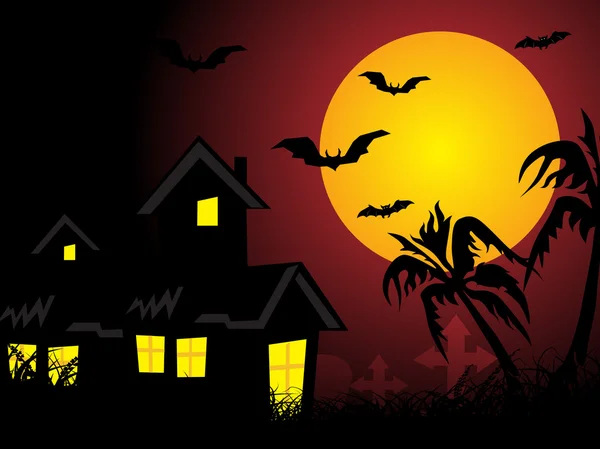 Arrière-plan pour Halloween — Image vectorielle