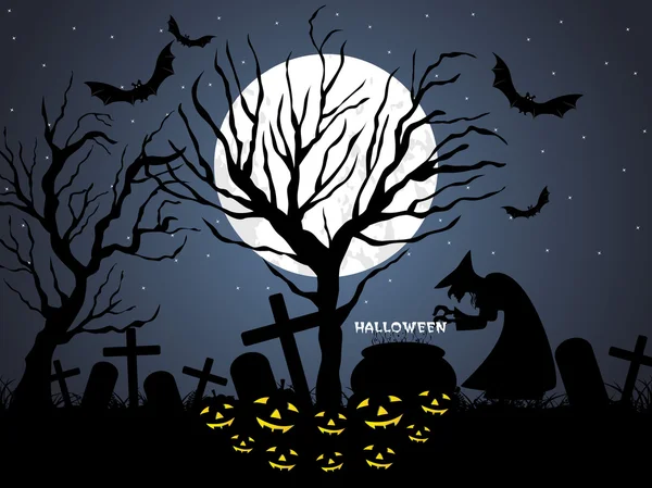 Ilustrace pro halloween — Stockový vektor