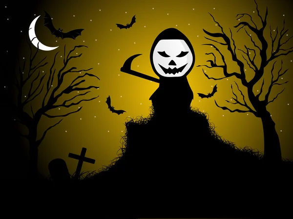 Fond d'écran pour la célébration d'Halloween — Image vectorielle
