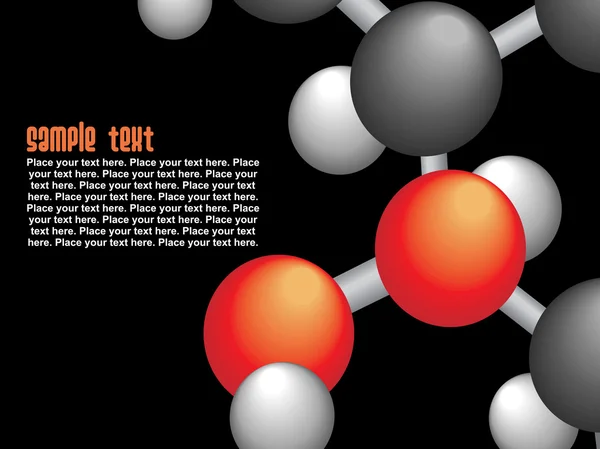 Groupe de molécules — Image vectorielle