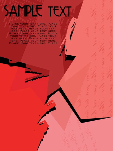 赤い涙紙の背景 — ストックベクタ