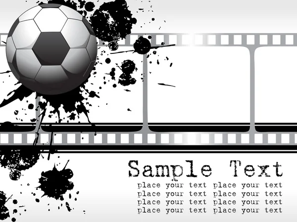 Grunge fotbal fotbal, tapety — Stockový vektor