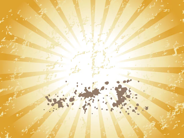 Grunge fond de coup de soleil — Image vectorielle